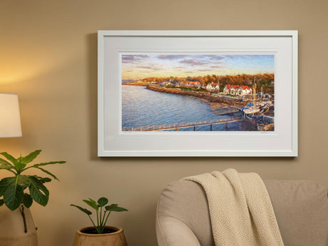 Seafront, Cultra - signed limited edition print by Lucas Creative Art