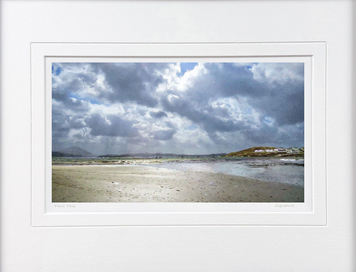 Silver Sands, Tra Beag, Rosapenna - signed limited edition print by Lucas Creative Art