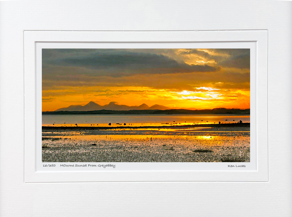 Mourne Sunset From Greyabbey