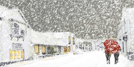 Snowy Day, Crawfordburn - signed limited edition print by Lucas Creative Art