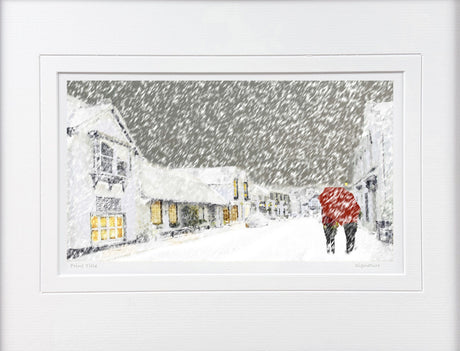Snowy Day, Crawfordburn - signed limited edition print by Lucas Creative Art