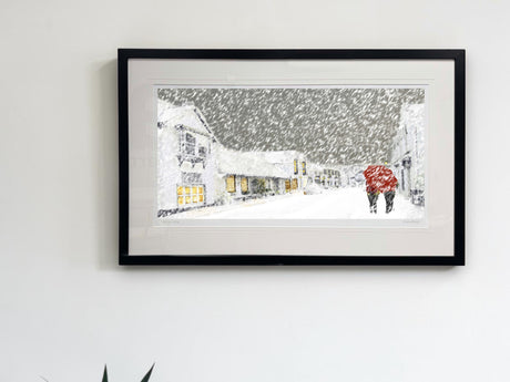 Snowy Day, Crawfordburn - signed limited edition print by Lucas Creative Art