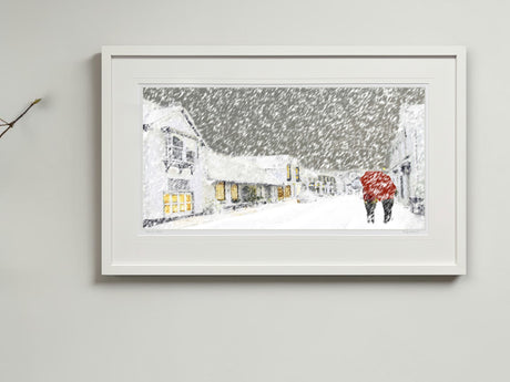 Snowy Day, Crawfordburn - signed limited edition print by Lucas Creative Art
