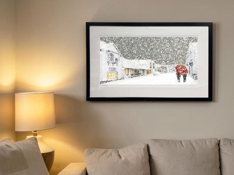 Snowy Day, Crawfordburn - signed limited edition print by Lucas Creative Art