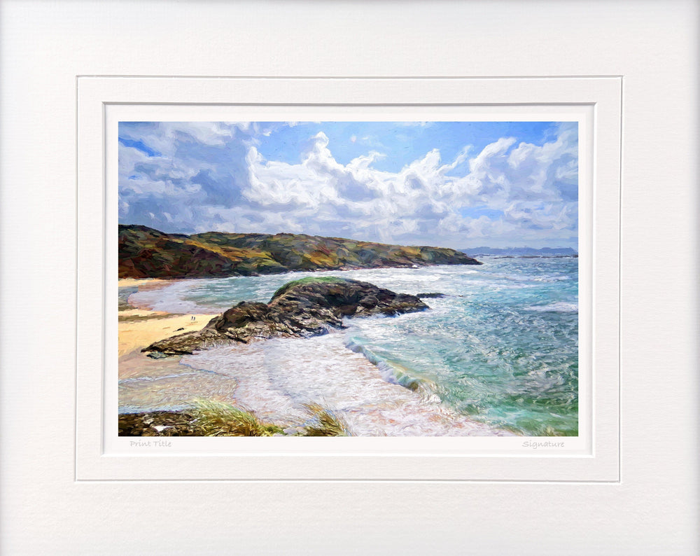 Stormy Day, Murder Hole Beach, Rosguill - signed limited edition print by Lucas Creative Art
