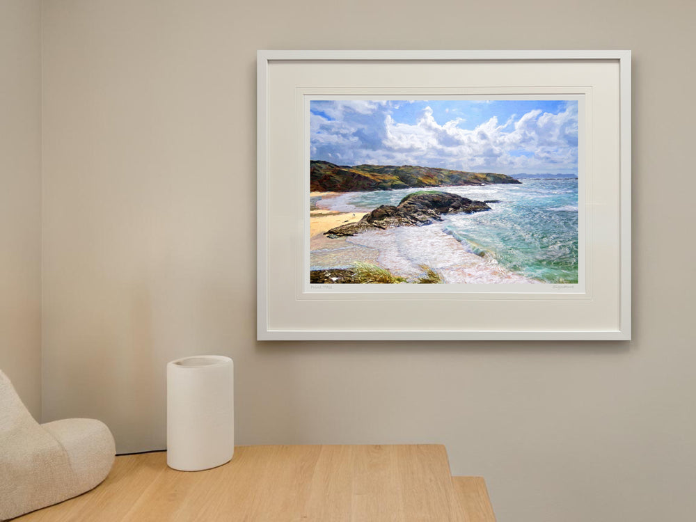 Stormy Day - Standard Framed White