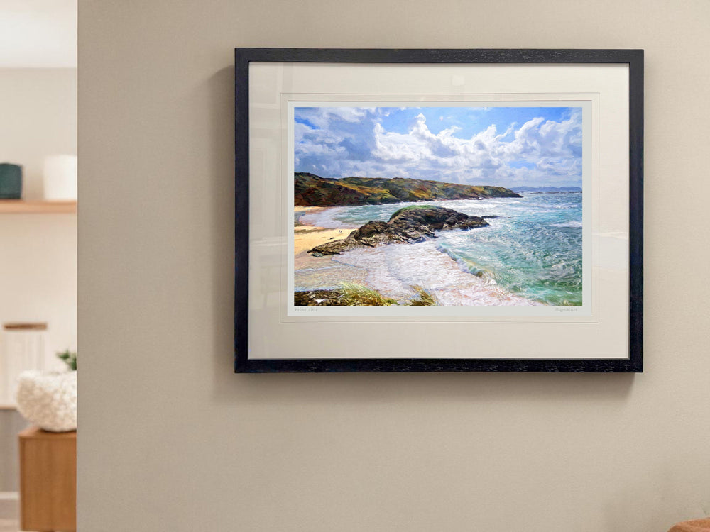 Stormy Day - XL Framed Black