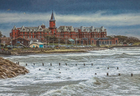 Stormy Seas, Newcastle - signed limited edition print by Lucas Creative Art