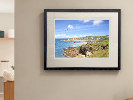 Summer Port na Blagh - XL Framed Black