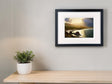 Sun on Sea - Small Framed Black