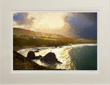 Sun On Sea, Cnoc Fola - signed limited edition print by Lucas Creative Art