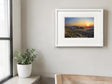 Sunset on Dooey - Small Framed White