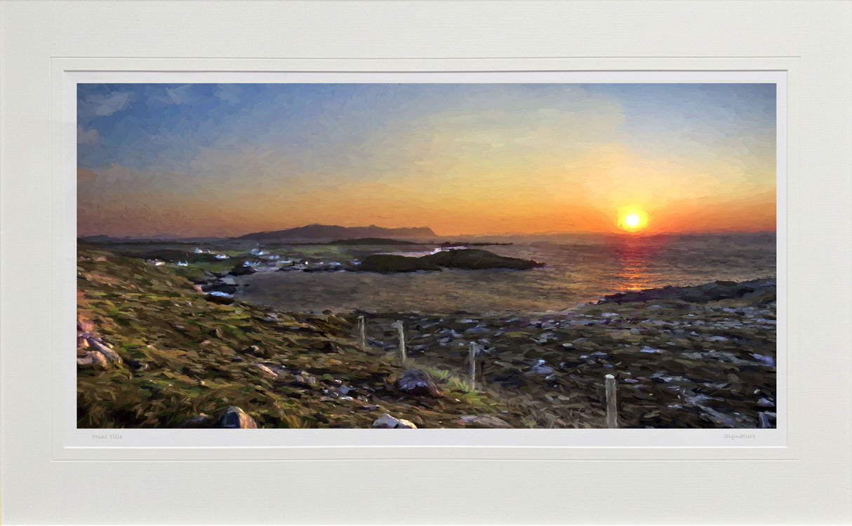 Sunset on Dooey - Standard/XL Print Only