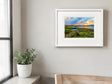 Sunset on Gola - Small Framed White