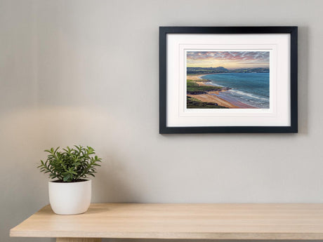 Sunset Portsalon - Small Framed Black