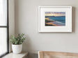 Sunset Portsalon - Small Framed White