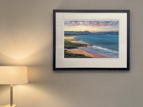 Sunset Portsalon - Standard Framed Black
