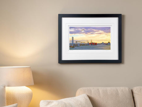 The Docks, Belfast - signed limited edition print by Lucas Creative Art
