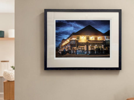 The Errigle Inn, Belfast - XL Framed Black