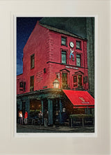 The Garrick, Belfast - signed limited edition print by Lucas Creative Art