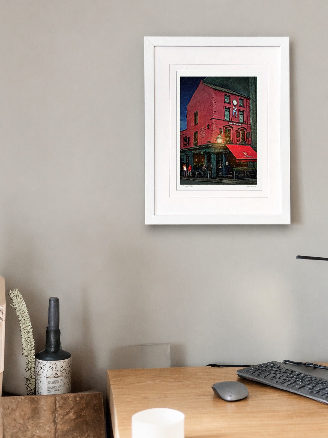 The Garrick, Belfast - signed limited edition print by Lucas Creative Art