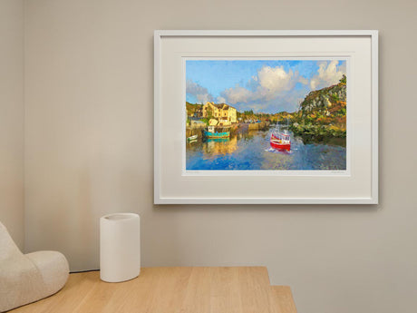The Harbour Bunbeg - Standard Framed White