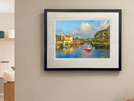 The Harbour Bunbeg - XL Framed Black