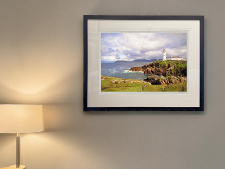 The Lighthouse Fanad Head II - Standard Framed Black