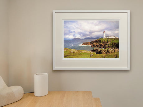 The Lighthouse Fanad Head II - Standard Framed White