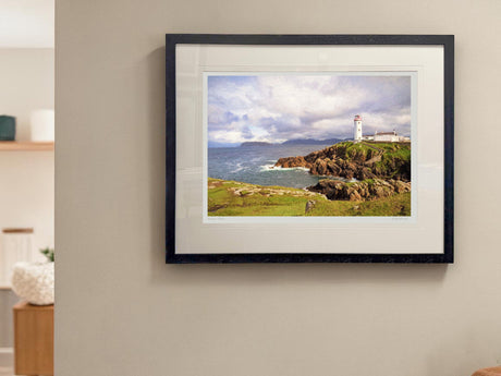 The Lighthouse Fanad Head II - XL Framed Black