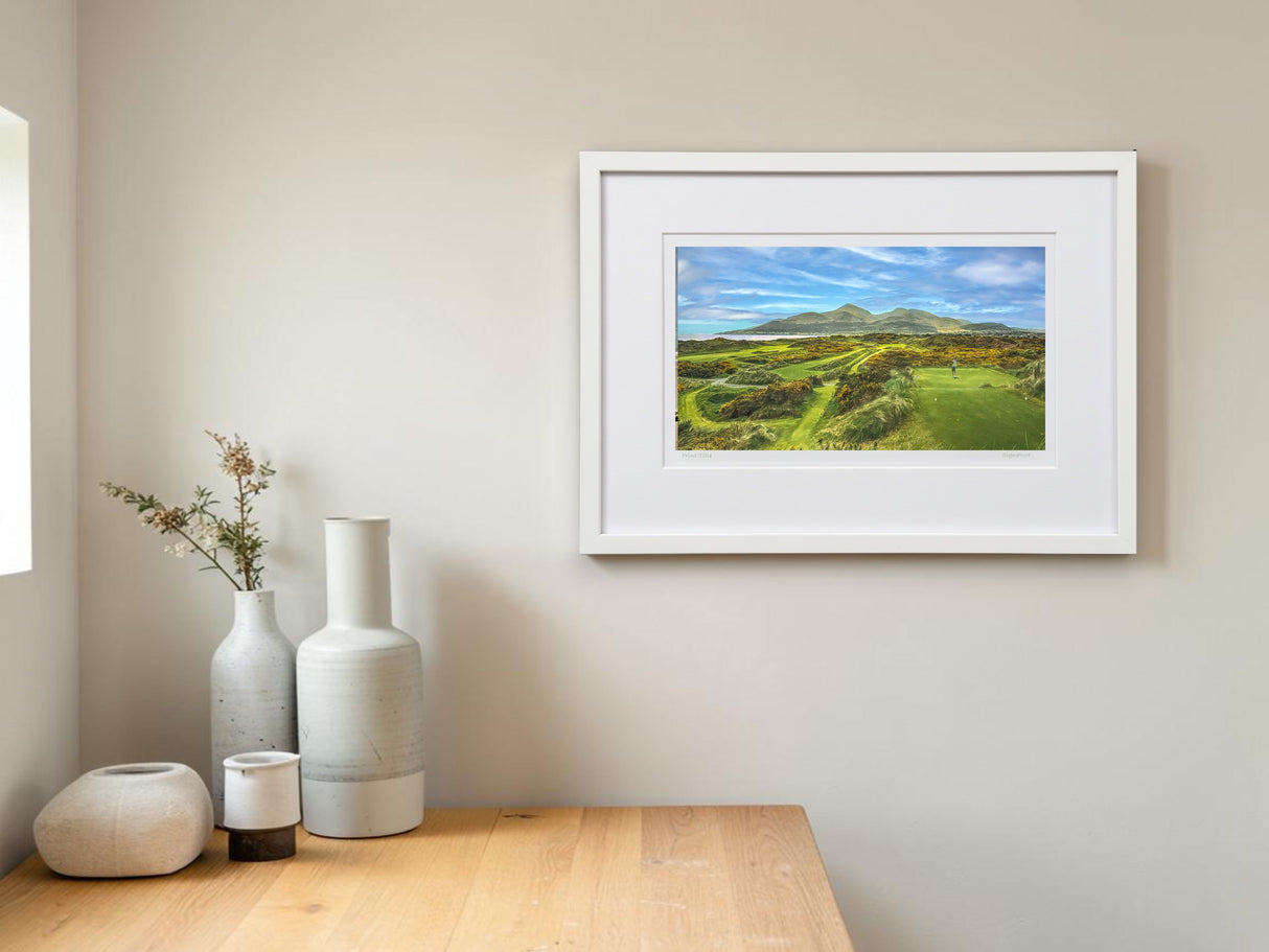 The Long Par 3, Royal County Down - signed limited edition print by Lucas Creative Art
