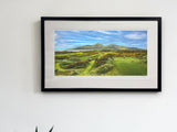 The Long Par 3, Royal County Down - signed limited edition print by Lucas Creative Art