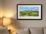 The Long Par 3, Royal County Down - signed limited edition print by Lucas Creative Art