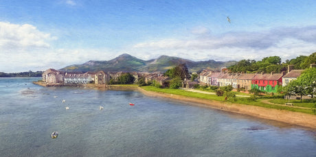 The Mournes From Dundrum - signed limited edition print by Lucas Creative Art