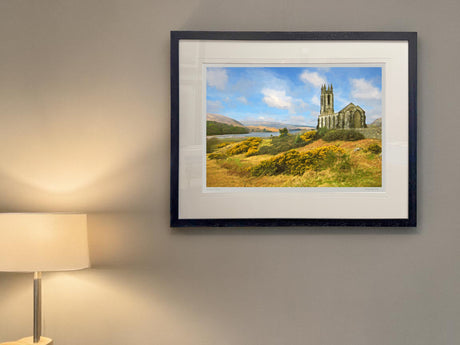 The Old Church Dunlewey - Standard Framed Black