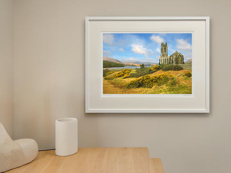 The Old Church Dunlewey - Standard Framed White