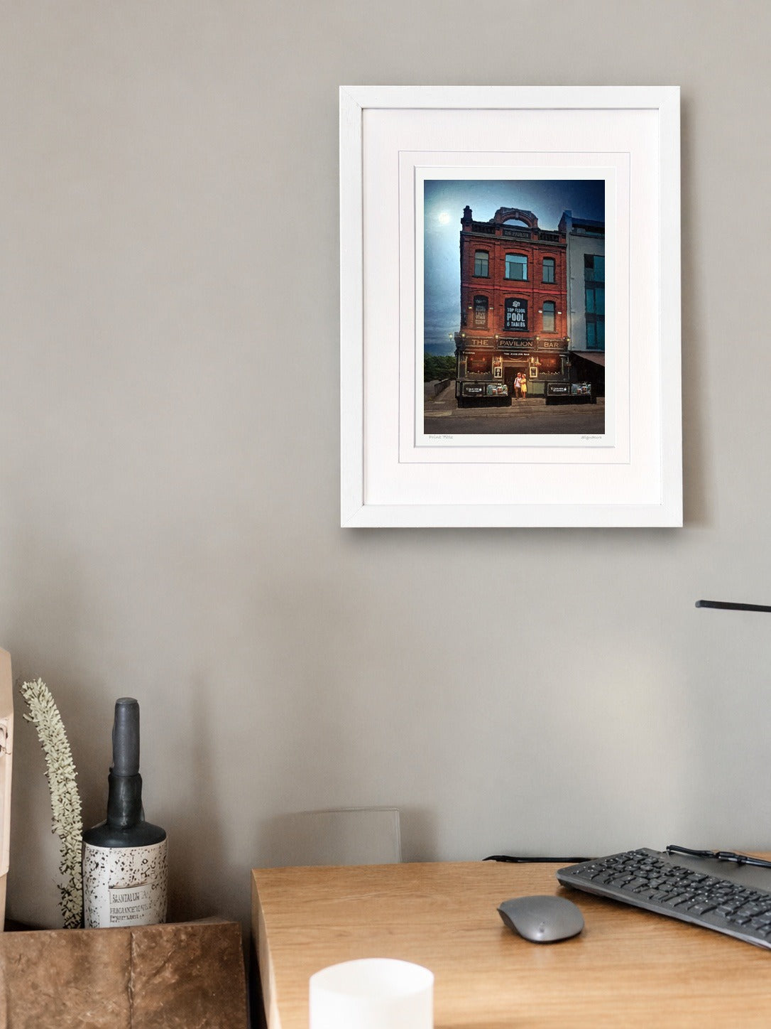 The Pavillion Bar, Belfast - signed limited edition print by Lucas Creative Art