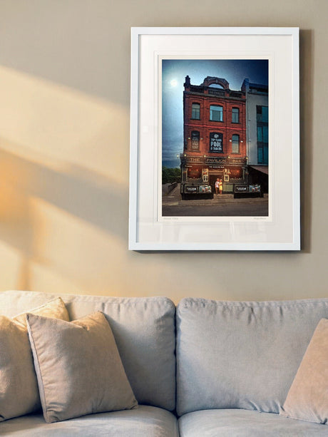 The Pavillion Bar, Belfast - signed limited edition print by Lucas Creative Art