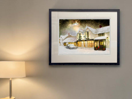 The Red Umbrella - signed limited edition print by Lucas Creative Art
