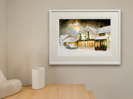 The Red Umbrella - signed limited edition print by Lucas Creative Art