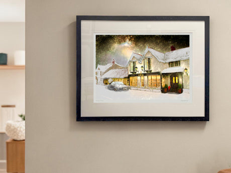 The Red Umbrella - signed limited edition print by Lucas Creative Art