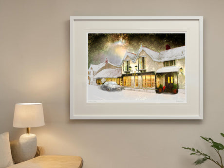 The Red Umbrella - signed limited edition print by Lucas Creative Art