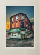 The Sunflower, Belfast - signed limited edition print by Lucas Creative Art
