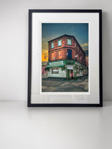 The Sunflower, Belfast - signed limited edition print by Lucas Creative Art