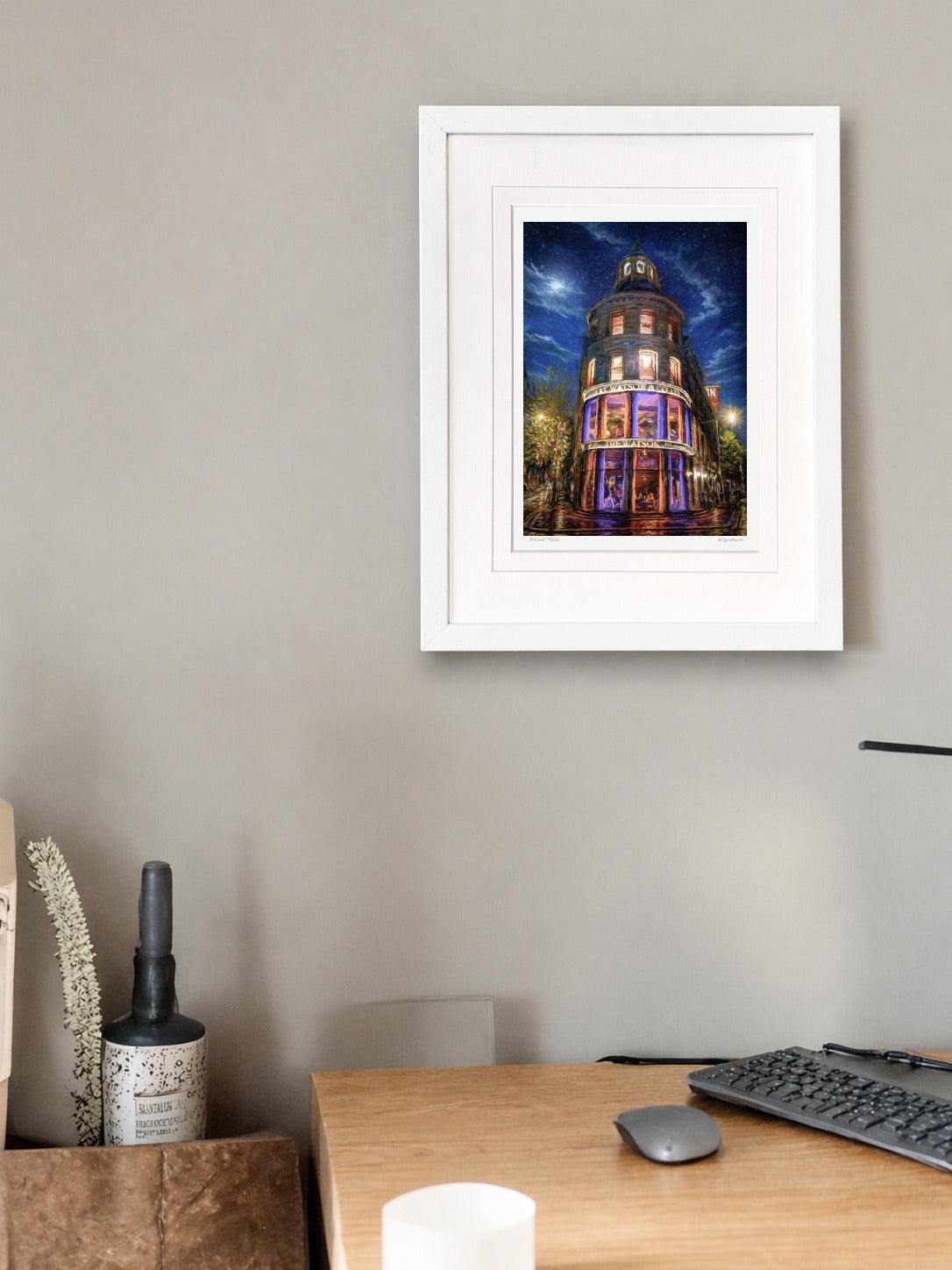 The Watson, Belfast - signed limited edition print by Lucas Creative Art