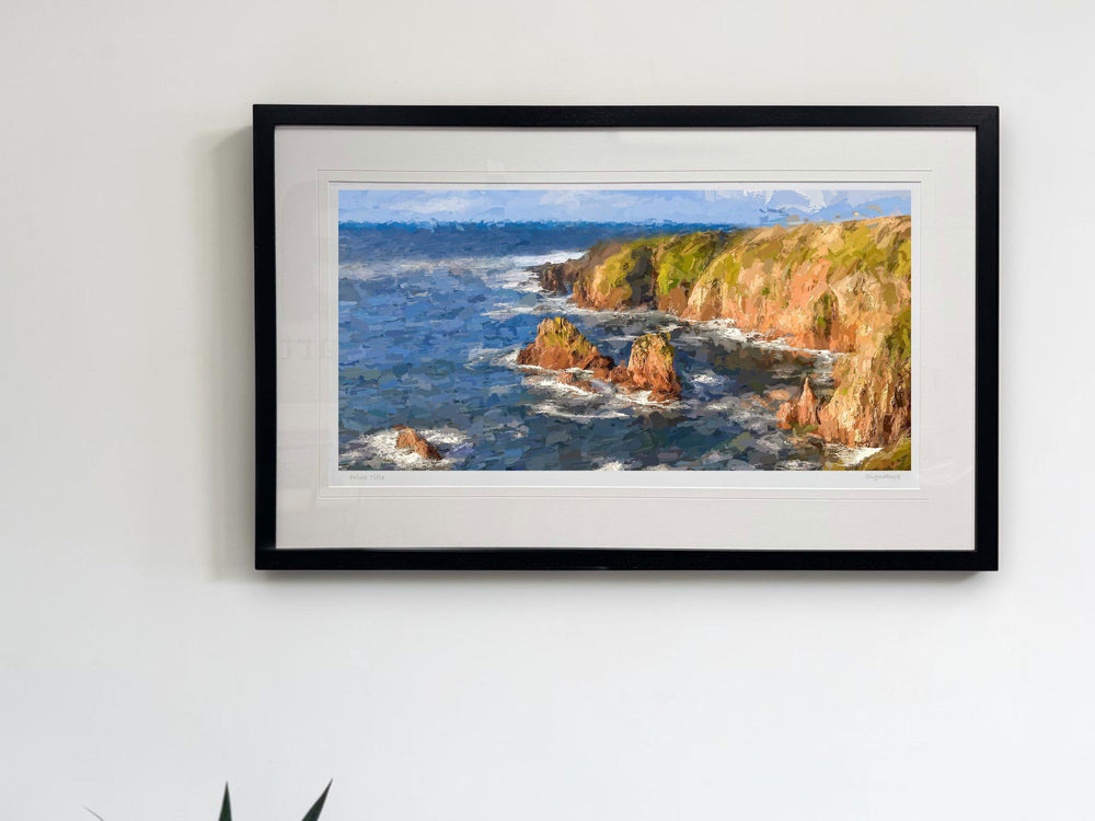The Wild Atlantic, Altawinny Bay, Donegal - signed limited edition print by Lucas Creative Art