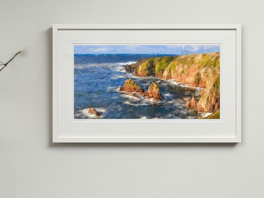 The Wild Atlantic, Altawinny Bay, Donegal - signed limited edition print by Lucas Creative Art