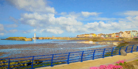 Tides Out, Donaghadee - signed limited edition print by Lucas Creative Art