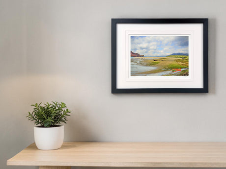 Tides Out - Small Framed Black
