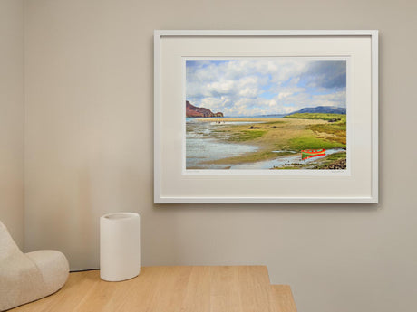 Tides Out - Standard Framed White